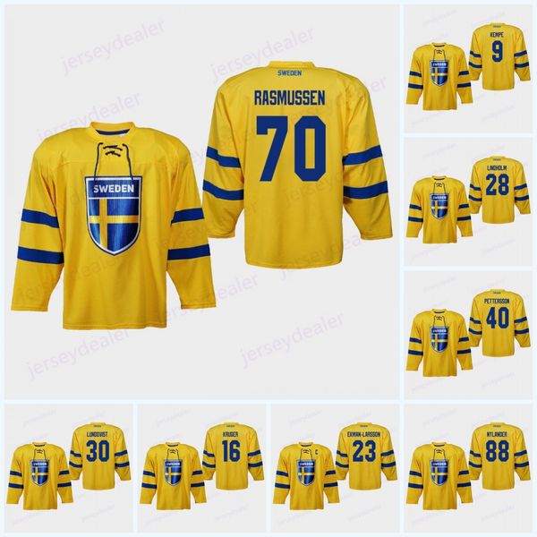 70 Dennis Rasmussen Sweden 2019 IIHF World Championship William Nylander Jhonas Enroth Erik Gustafsson Anton Lander Jhonas Enroth Jerseys
70 Dennis Rasmussen Sweden 2019 IIHF World Championship William Nylander Jhonas Enroth Erik Gustafsson Anton Lander Jhonas Enroth Jerseys
