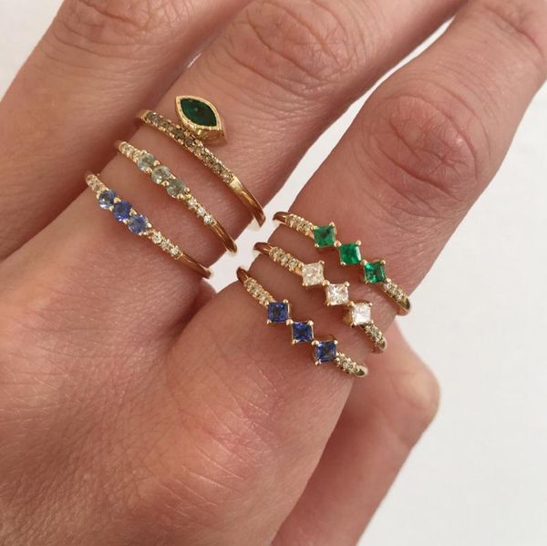 3 colors three stone square rings with cz stone rings for women wedding jewelry bague bijoux femme engagement band ring, Golden;silver
3 colors three stone square rings with cz stone rings for women wedding jewelry bague bijoux femme engagement band ring, Golden;silver