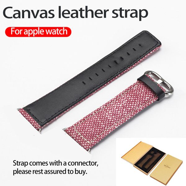for apple watch iwatch band 42mm 38mm denim canvas steel pin buckle leather strap for iwatch 1 2 3 4
for apple watch iwatch band 42mm 38mm denim canvas steel pin buckle leather strap for iwatch 1 2 3 4