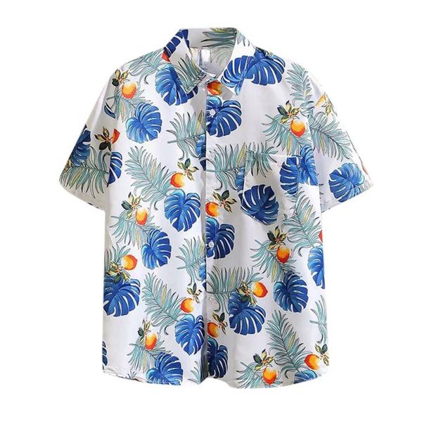 chamsgend short sleeve male shirt polyester fashion hawaiian shirt print men's shirts vacation casual lapel tunic men's, White;black
chamsgend short sleeve male shirt polyester fashion hawaiian shirt print men's shirts vacation casual lapel tunic men's, White;black