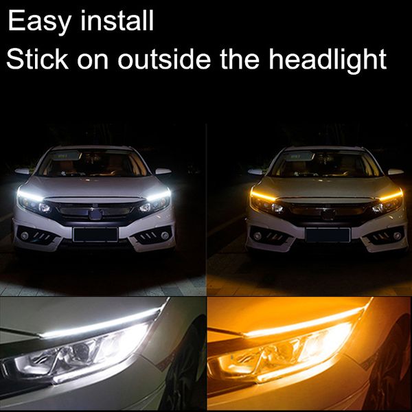 60cm new slim amber sequential flexible led drl for headlight strip daytime running light with yellow turn signal lamp 12v
60cm new slim amber sequential flexible led drl for headlight strip daytime running light with yellow turn signal lamp 12v