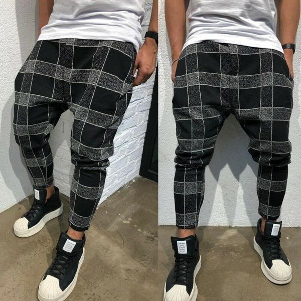 шаровары 2019 новый повседневный slim fit плед straight leg брюки сыпучие hip hop штанах sweatpants, Black
шаровары 2019 новый повседневный slim fit плед straight leg брюки сыпучие hip hop штанах sweatpants, Black