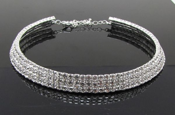 2017 direct selling limited collares collier maxi necklace 3-row wedding bridal bridesmaid diamante crystal necklace choker, Silver
2017 direct selling limited collares collier maxi necklace 3-row wedding bridal bridesmaid diamante crystal necklace choker, Silver