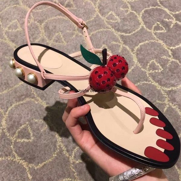 cartoon cherry woman gladiator sandals beads heel luxury women flats summer beach flip flops sandals ankle strap split leather, Black
cartoon cherry woman gladiator sandals beads heel luxury women flats summer beach flip flops sandals ankle strap split leather, Black