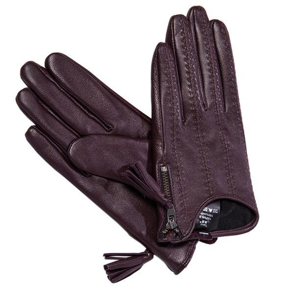 genuine leather gloves female tassel zipper short style autumn winter thin velvet lined woman sheepskin gloves driving tb80-1, Blue;gray
genuine leather gloves female tassel zipper short style autumn winter thin velvet lined woman sheepskin gloves driving tb80-1, Blue;gray