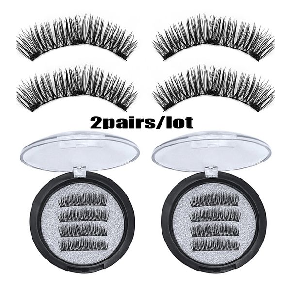 2pairs/lot easy wear 3d magnetic eyelash false eyelash 3 magnet full strip magnetic lashes reusable fake eye lashes
2pairs/lot easy wear 3d magnetic eyelash false eyelash 3 magnet full strip magnetic lashes reusable fake eye lashes