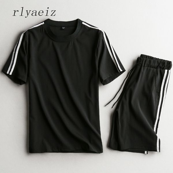 rlyaeiz 2018 new two piece set men casual sporting suit summer set mens tracksuit striped tshirts + shorts male sweat suit, Gray
rlyaeiz 2018 new two piece set men casual sporting suit summer set mens tracksuit striped tshirts + shorts male sweat suit, Gray