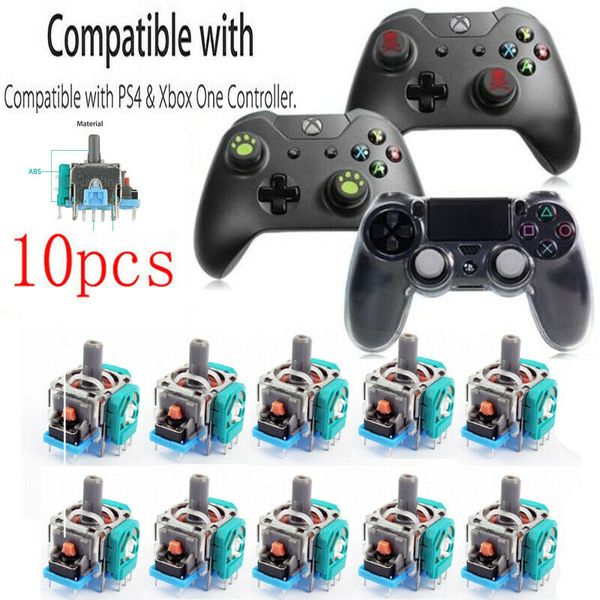 10x Analog Stick Joystick Replacement For Xbox One Dualshock 4 Controller New