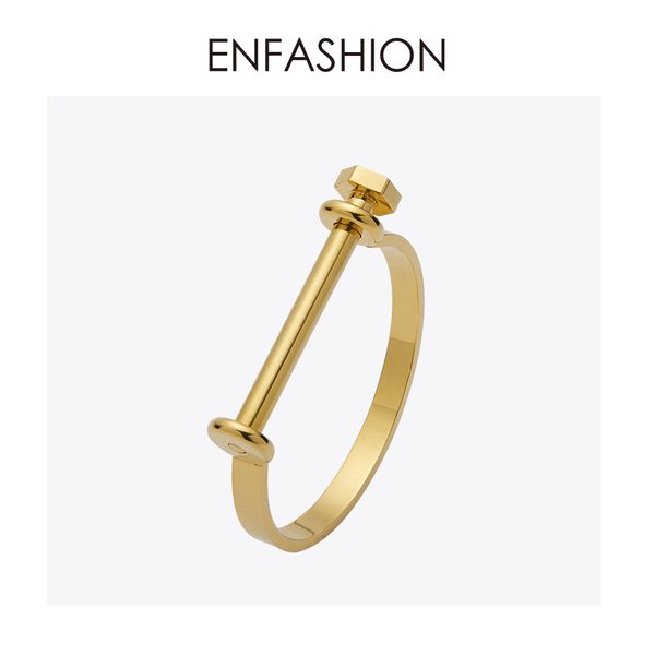 enfashion shackle u cuff bracelet noeud armband gold color screw bangle bracelet for women bracelets manchette bangles j190722, Black
enfashion shackle u cuff bracelet noeud armband gold color screw bangle bracelet for women bracelets manchette bangles j190722, Black