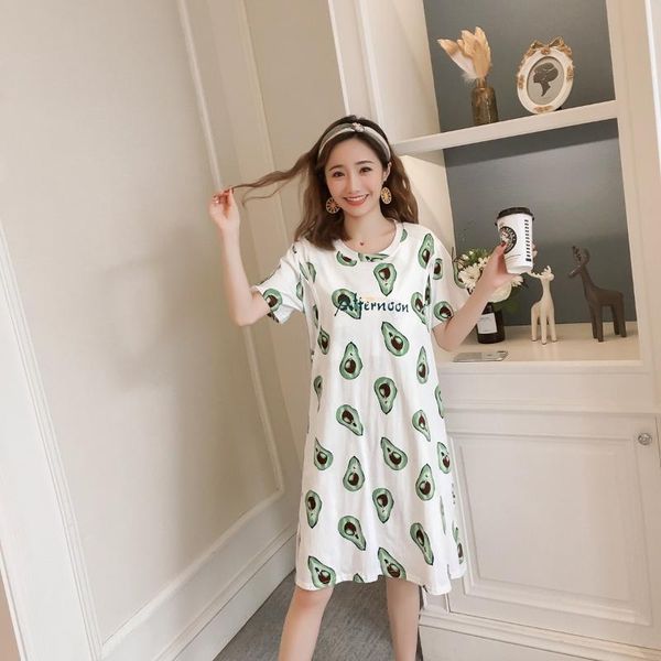 women's short-sleeved pregnant dress japanese and korean summer maternity clothes pregnancy dress, White
women's short-sleeved pregnant dress japanese and korean summer maternity clothes pregnancy dress, White