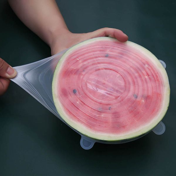 6pcs kitchen tools gadgets wraps reusable silicone fresh keeping sealed covers silicone seal vacuum stretch lids wraps
6pcs kitchen tools gadgets wraps reusable silicone fresh keeping sealed covers silicone seal vacuum stretch lids wraps