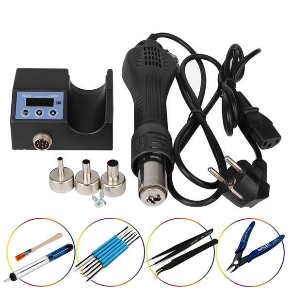 kaisi k-8858 mini portable heat air gun bga rework solder station mobile hand-held air blower phone repair tools
kaisi k-8858 mini portable heat air gun bga rework solder station mobile hand-held air blower phone repair tools