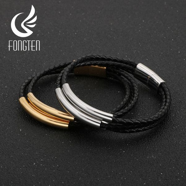 fongten retro black multilayer leather bangles men magnetic-clasp cowhide braided multi layer wrap trendy bracelet, Golden;silver
fongten retro black multilayer leather bangles men magnetic-clasp cowhide braided multi layer wrap trendy bracelet, Golden;silver