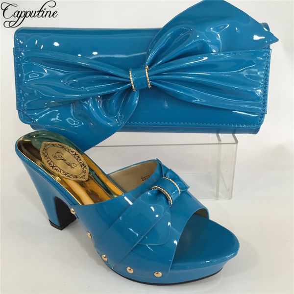 capputine new arrival nigeria pu leather wedding shoes and bag set italian ladies shoes and bags to match set for dress bl695c, Black
capputine new arrival nigeria pu leather wedding shoes and bag set italian ladies shoes and bags to match set for dress bl695c, Black