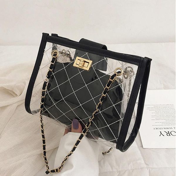 women pu leather composite bag transparent crossbody bags fashion small chain shoulder messenger bag damiond lattice handbags
women pu leather composite bag transparent crossbody bags fashion small chain shoulder messenger bag damiond lattice handbags