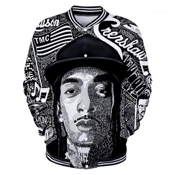 uniform mens clothes nipsey hussle mens jackets spring zipper 3d printed rip outerwear mens lilpeep rapper baseball, Black;brown
uniform mens clothes nipsey hussle mens jackets spring zipper 3d printed rip outerwear mens lilpeep rapper baseball, Black;brown