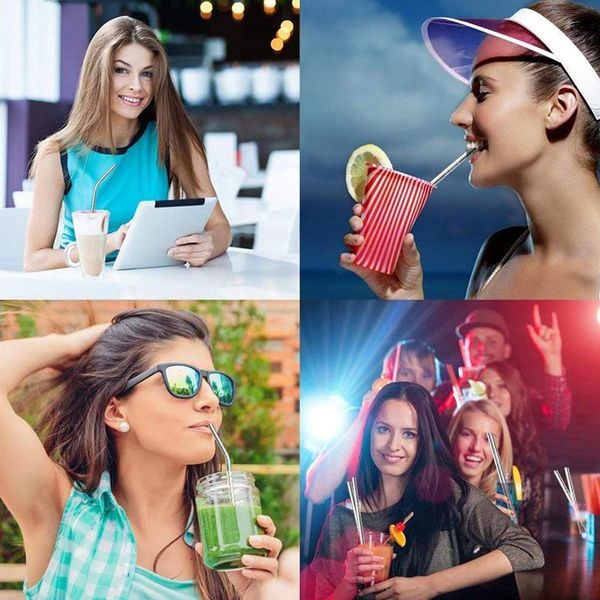 stainless steel straw, multicolor reusable metal drinking straws 8.5 inch with cleaning brush and silicon tips for 20oz/ 30oz tu
stainless steel straw, multicolor reusable metal drinking straws 8.5 inch with cleaning brush and silicon tips for 20oz/ 30oz tu