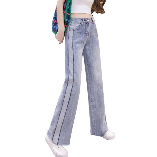 women's jeans woman 2021 spring thin section high waist large size casual loose wide-leg pants trousers washed, Blue
women's jeans woman 2021 spring thin section high waist large size casual loose wide-leg pants trousers washed, Blue