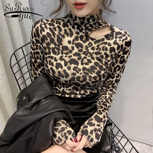casual turtleneck shirt women korean slim new fashion women clothes long sleeve solid leopard blouse 7668 50, White
casual turtleneck shirt women korean slim new fashion women clothes long sleeve solid leopard blouse 7668 50, White