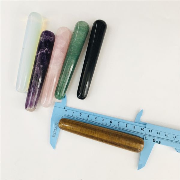 healing crystal yoni wand varinha cristal massageador black obsidian jade face roller stick for women gift xyw
healing crystal yoni wand varinha cristal massageador black obsidian jade face roller stick for women gift xyw