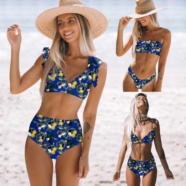 ruffle swimwear women high waist bikinis swimsuit brazilian bikini floral print bathing suit beachwear biquinis feminino
ruffle swimwear women high waist bikinis swimsuit brazilian bikini floral print bathing suit beachwear biquinis feminino