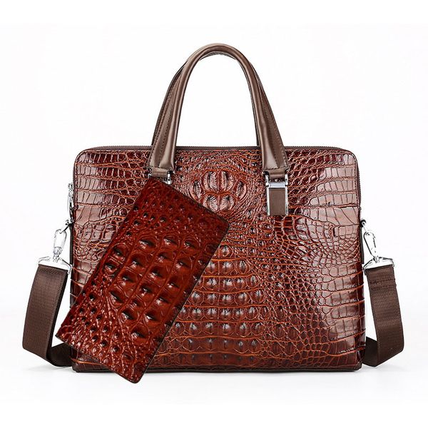 real leather crocodile pattern briefcase men's shoulder diagonal messenger bag fashion computer designer luxury handbag sale
real leather crocodile pattern briefcase men's shoulder diagonal messenger bag fashion computer designer luxury handbag sale
