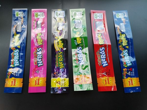 Nerds Rope Bag Plastic Gummy Candy Bag Edibles Empty Flower Packaging Retail Package Smell Proof Mylar Bag 7 Styles
Nerds Rope Bag Plastic Gummy Candy Bag Edibles Empty Flower Packaging Retail Package Smell Proof Mylar Bag 7 Styles