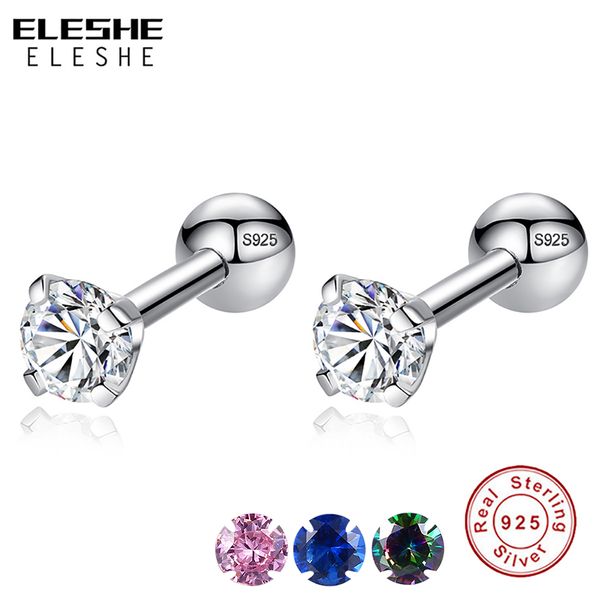 eleshe 2019 new fashion simple stud earrings crystal cubic zirconia round ball geometric earrings women wedding silver jewelry, Golden;silver
eleshe 2019 new fashion simple stud earrings crystal cubic zirconia round ball geometric earrings women wedding silver jewelry, Golden;silver