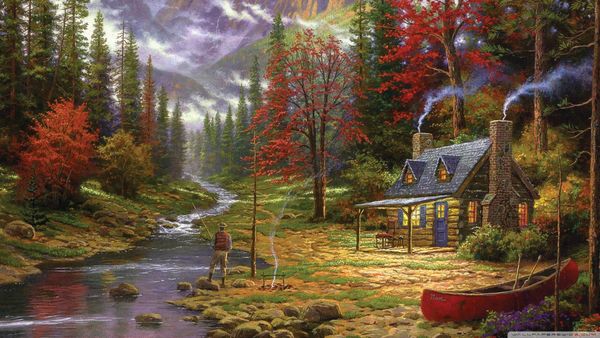 thomas kinkade a fisherman by the river 1-12 home decor handpainted &hd print oil painting on canvas wall art canvas pictures 191111
thomas kinkade a fisherman by the river 1-12 home decor handpainted &hd print oil painting on canvas wall art canvas pictures 191111