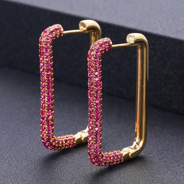 trendy geometricwer jewellery hoop earrings for women accessories earring jewelry pendiente mujer moda full cubic zirconia round, Golden;silver
trendy geometricwer jewellery hoop earrings for women accessories earring jewelry pendiente mujer moda full cubic zirconia round, Golden;silver