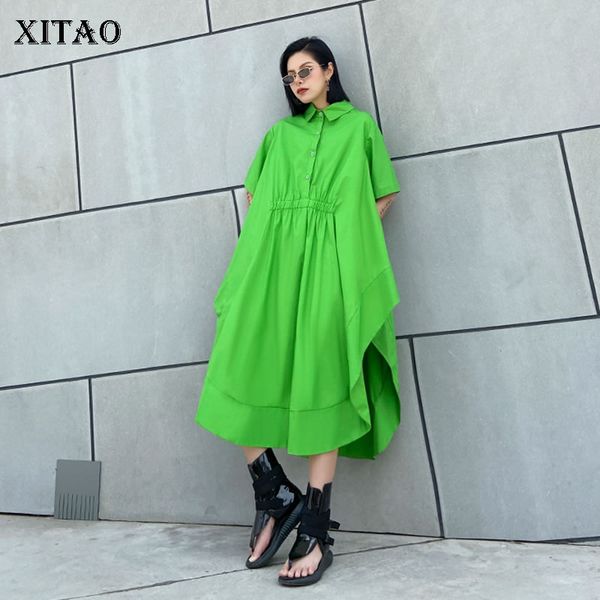 xitao plus size women dress fashion new women elegant irregular 2020 summer split pleated single breast casual dress gcc3449, Black;gray
xitao plus size women dress fashion new women elegant irregular 2020 summer split pleated single breast casual dress gcc3449, Black;gray