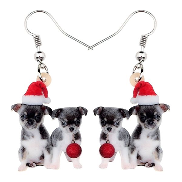 dangle & chandelier acrylic christmas double chihuahua dog ball earrings drop women girls teens kids festival charms fashion pets gift, Silver
dangle & chandelier acrylic christmas double chihuahua dog ball earrings drop women girls teens kids festival charms fashion pets gift, Silver