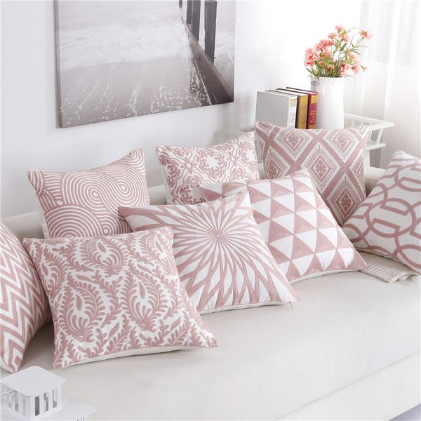 1pc nordic geometric cushion cover emboridered canvas cotton pillow case sofa car home decorative pillowcases
1pc nordic geometric cushion cover emboridered canvas cotton pillow case sofa car home decorative pillowcases