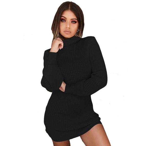 black knit turtleneck sweaters for women autumn winter 2019 casual pullover office modis mid long warm sweater female, White;black
black knit turtleneck sweaters for women autumn winter 2019 casual pullover office modis mid long warm sweater female, White;black