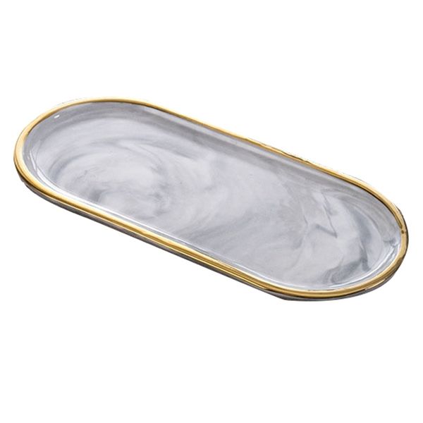 beau-nordic style gold-plated oval plate creative ceramic plate marbled western dish snack plate cake storage tray jewelry tray other home d
beau-nordic style gold-plated oval plate creative ceramic plate marbled western dish snack plate cake storage tray jewelry tray other home d