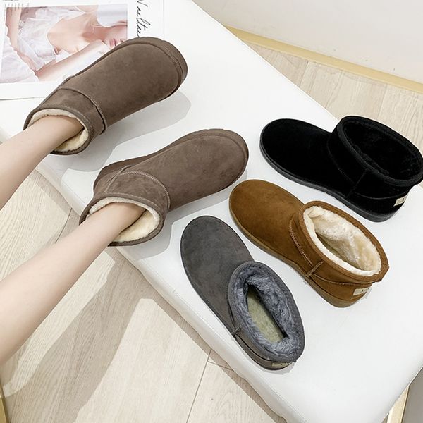 warm plush fur boots platform women snow boots women fashion winter 2019 new slip on ankle soft brown, Black
warm plush fur boots platform women snow boots women fashion winter 2019 new slip on ankle soft brown, Black