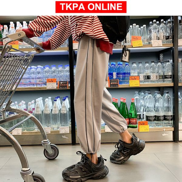 мужчины японского streetwear бегуны брюки 2020 осени люди vintage side полосатого sweatpants harajuku черных серые шаровары, Black
мужчины японского streetwear бегуны брюки 2020 осени люди vintage side полосатого sweatpants harajuku черных серые шаровары, Black