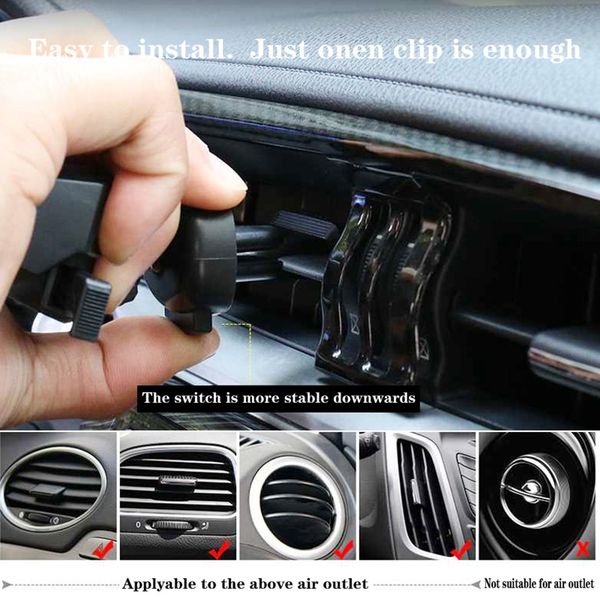 universal car vent mobile phone holder adjustable outlet bracket 360 rotate support cell in car gps smartphone stand 6.5
universal car vent mobile phone holder adjustable outlet bracket 360 rotate support cell in car gps smartphone stand 6.5