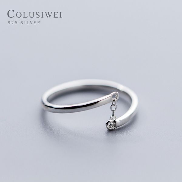 colusiwei authentic 925 sterling silver simple minimalist open adjustable finger rings for women fashion band female bijoux, Golden;silver
colusiwei authentic 925 sterling silver simple minimalist open adjustable finger rings for women fashion band female bijoux, Golden;silver