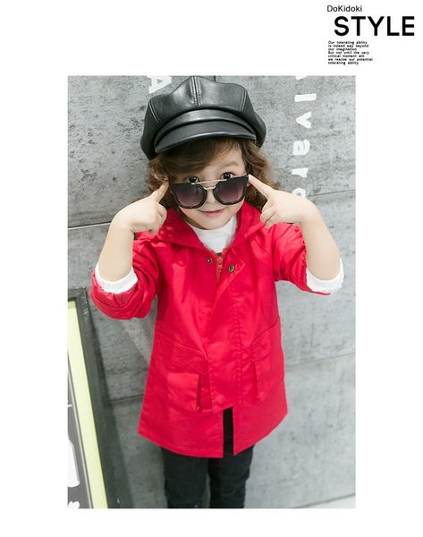 england college style spring/autumn children clothing solid color hooded windbreaker jacket outerwear for girls, Blue;gray
england college style spring/autumn children clothing solid color hooded windbreaker jacket outerwear for girls, Blue;gray