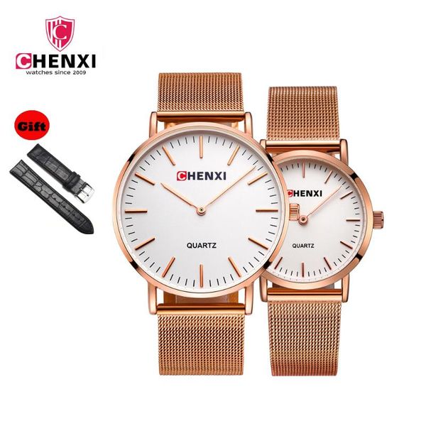 chenxi casual dress golden metal mesh stainless steel belt wristwatch mens women quartz watches unique mens gifts, Slivery;brown
chenxi casual dress golden metal mesh stainless steel belt wristwatch mens women quartz watches unique mens gifts, Slivery;brown