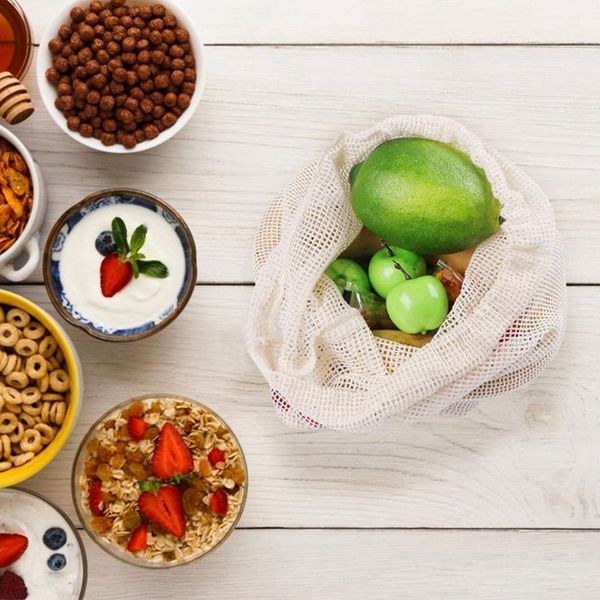 9pcs organic cotton mesh produce bags reusable washable storage drawstring bag for shopping, grocery,fruit vegetable
9pcs organic cotton mesh produce bags reusable washable storage drawstring bag for shopping, grocery,fruit vegetable