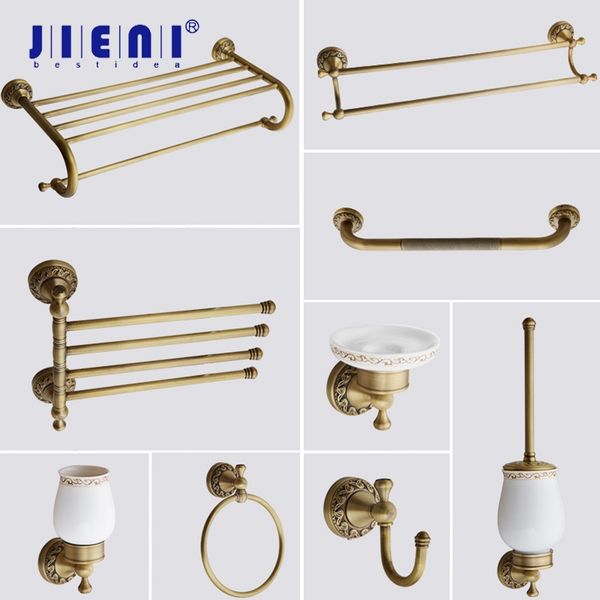 jieni antique brasss bathroom shelf soap dish & toilet holder tooth brush holder bath hardware sets accessories
jieni antique brasss bathroom shelf soap dish & toilet holder tooth brush holder bath hardware sets accessories