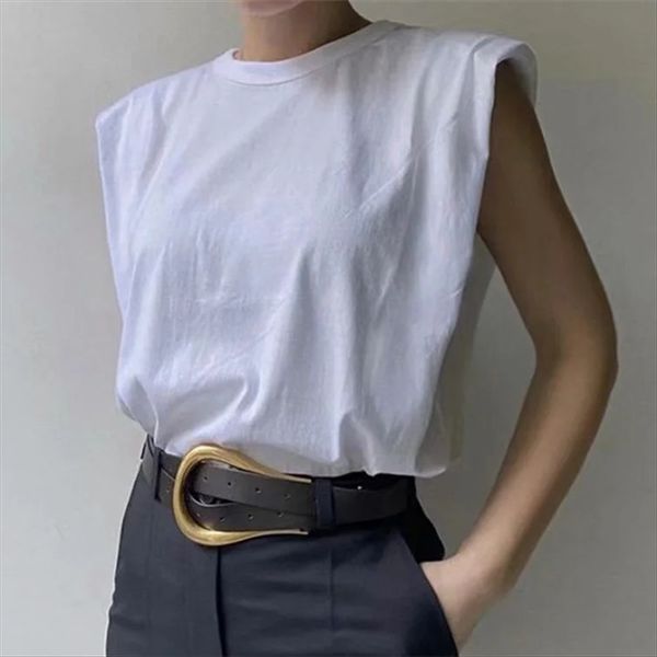 hong kong style women's clothing 2020 duan xiu ins fashion personalized shoulder pad design solid color t-shirt all-match top, White
hong kong style women's clothing 2020 duan xiu ins fashion personalized shoulder pad design solid color t-shirt all-match top, White