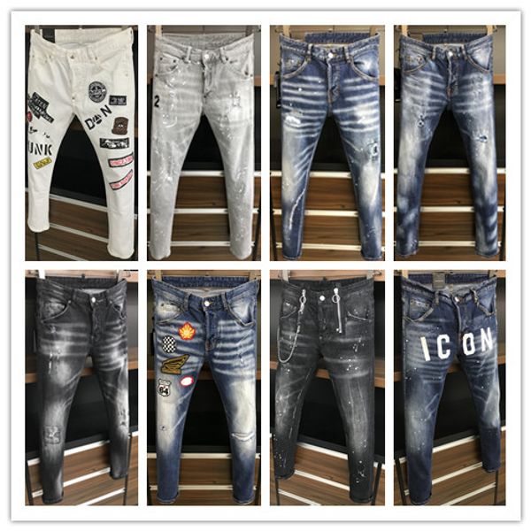 new arrivals mens jeans designer washed motorcycle moto biker denim pants fashion slim tear hole hip hop jeans italy size w44-54, Blue
new arrivals mens jeans designer washed motorcycle moto biker denim pants fashion slim tear hole hip hop jeans italy size w44-54, Blue