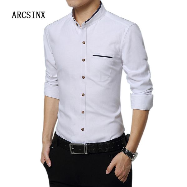 arcsinx white dress shirt men long sleeve chemise homme plus size 5xl 4xl stand collar slim fit male shirts social shirt men 3xl, White;black
arcsinx white dress shirt men long sleeve chemise homme plus size 5xl 4xl stand collar slim fit male shirts social shirt men 3xl, White;black