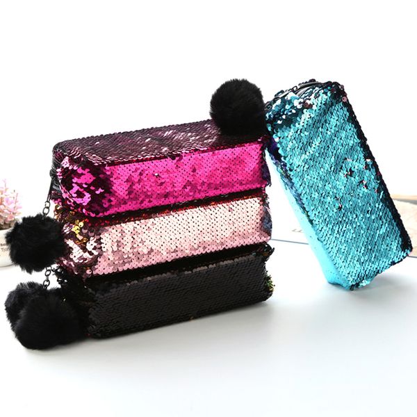 girls kawaii school pen bag mermaid sequin cute shining pencilcase pouch make up bag hairball decorated
girls kawaii school pen bag mermaid sequin cute shining pencilcase pouch make up bag hairball decorated