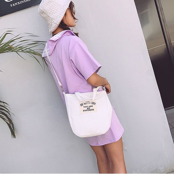 2020 new korean women's canvas shoulder bag female simple wild portable crossbody bag casual shopping ladies letter tote
2020 new korean women's canvas shoulder bag female simple wild portable crossbody bag casual shopping ladies letter tote