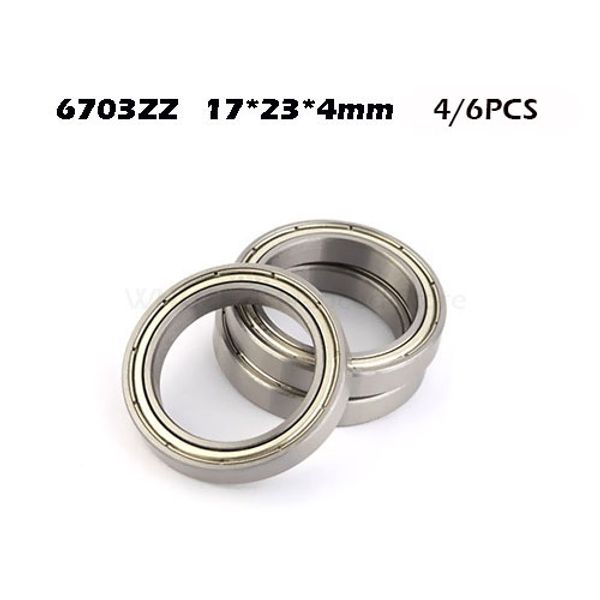 6703zz bearing 17*23*4 mm (4/6pcs ) abec-1 slim thin section 61703zz 6703z ball bearings 6703 z zz
6703zz bearing 17*23*4 mm (4/6pcs ) abec-1 slim thin section 61703zz 6703z ball bearings 6703 z zz