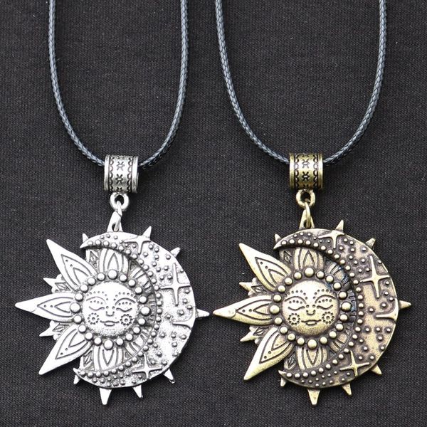 sun moon star solar celestial pendant mandala flower women necklace talisman jewelry amulet religious pendan wicca witchcraft, Silver
sun moon star solar celestial pendant mandala flower women necklace talisman jewelry amulet religious pendan wicca witchcraft, Silver